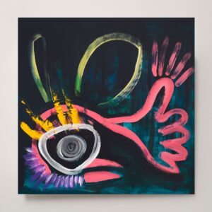 アクリル画 のおすすめ作品・人気作家 アクリル 抽象画 水彩画 モダンアート 現代アート 活発な成長　ーGrowth with Good Vibesー インテリア絵画 アート