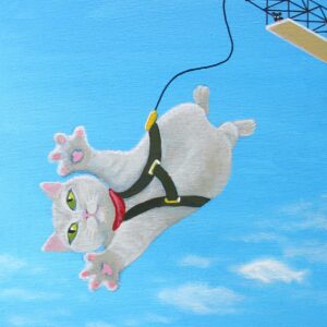 イラスト のおすすめ作品・人気作家 猫 バンジー猫 インテリア絵画 アート