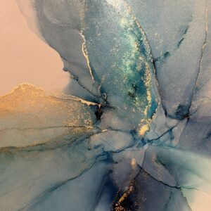 絵画 のおすすめ作品・人気作家 しあわせ アルコールインクアート 原画 浄化 開運画 浄碧の結瑞(じょうへきのゆず) インテリア絵画 アート