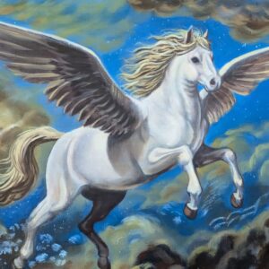 油絵 のおすすめ作品・人気作家 油絵 art oilpainting ペガサス 絵画 ペガサス インテリア絵画 アート