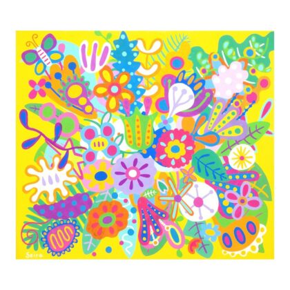 アクリル画 のおすすめ作品・人気作家 花 カラフル Bloom Harmony インテリア絵画 アート