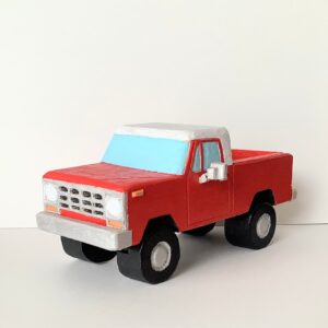 彫刻 レリーフ 立体アート のおすすめ作品・人気作家 ピックアップトラック 木彫り 車 ピックアップトラック インテリア絵画 アート