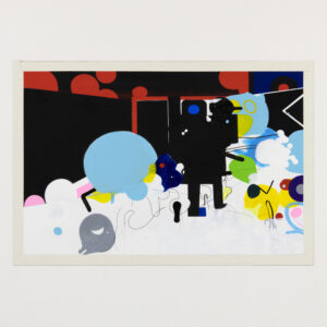 アクリル画 のおすすめ作品・人気作家 抽象画 黒 カラフル Father Goes to War インテリア絵画 アート