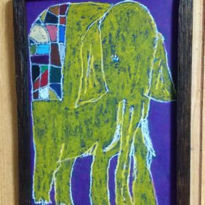 パステル画 のおすすめ作品・人気作家 きりん絵画animalinteriorgiraffecolorful癒し和み elephantcustard インテリア絵画 アート