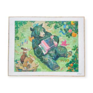 アクリル画 のおすすめ作品・人気作家  クマの世界 インテリア絵画 アート