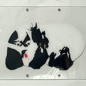 絵画 のおすすめ作品・人気作家 アクリル 動物 かわいい けったい デカルコマニー パンダ ムニュティング画 現代アート パンダ インテリア絵画 アート