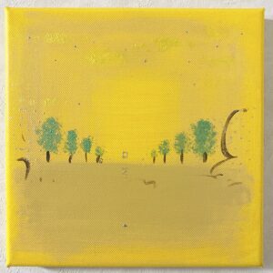 アクリル画 のおすすめ作品・人気作家 抽象画 アクリル画 イエロー 今日の絵 心象 心象風景 日々の心象シリーズ 風景画 in my life インテリア絵画 アート