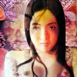 版画 のおすすめ作品・人気作家 人物 女性 蝶々 バタフライ1/5(植236) インテリア絵画 アート