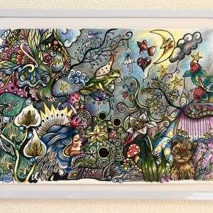 イラスト のおすすめ作品・人気作家 天気　空　夜　輝き 黎明の万華鏡 インテリア絵画 アート