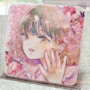 手描きイラスト のおすすめ作品・人気作家 桜，苺 bloom インテリア絵画 アート