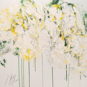 油絵 のおすすめ作品・人気作家 抽象画 花 floral flowers フラワー フローラル 抽象 黄 Flowers インテリア絵画 アート