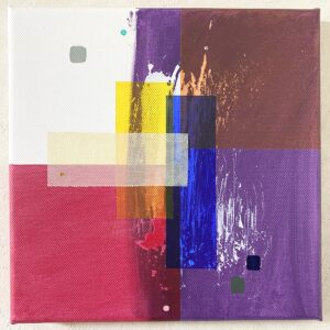 アクリル画 のおすすめ作品・人気作家 抽象画 アクリル画 パープル 今日の絵 心象 心象風景 日々の心象シリーズ 風景画 合 インテリア絵画 アート