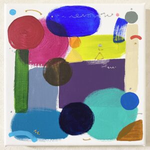 アクリル画 のおすすめ作品・人気作家 抽象画 アクリル画 カラフル 今日の絵 心象 心象風景 日々の心象シリーズ 風景画 happy man インテリア絵画 アート