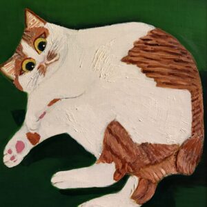 油絵 のおすすめ作品・人気作家 猫イラスト油絵 通さない インテリア絵画 アート