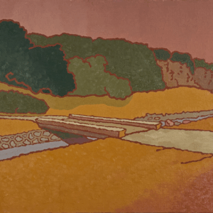 油絵 のおすすめ作品・人気作家 公園 風景 公園の風景ー夕映えー インテリア絵画 アート