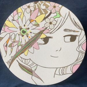 イラスト のおすすめ作品・人気作家 イラスト 女性 自然 花 花のいろどり インテリア絵画 アート