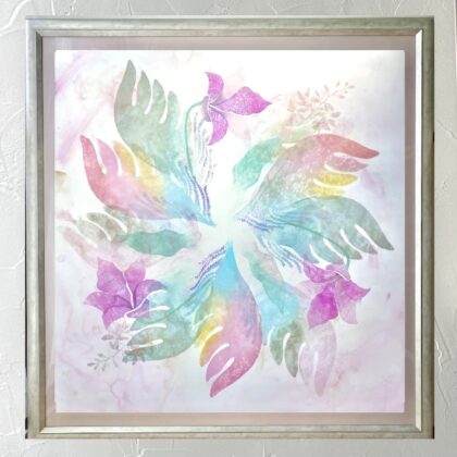 版画 のおすすめ作品・人気作家  楽園の朝 -Flower Aura – Morning in paradise インテリア絵画 アート