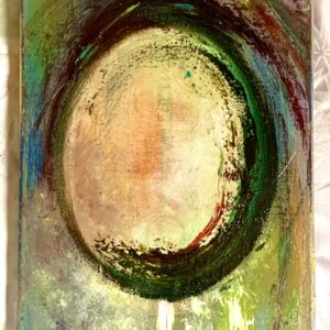 油絵 のおすすめ作品・人気作家 抽象画 油絵 キャンバス 油画 『宇宙の殻:光の揺籃 (Luminous Cradle)』 インテリア絵画 アート