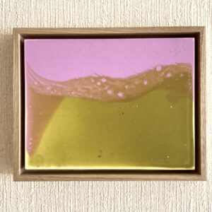 アクリル画 のおすすめ作品・人気作家 ＃アクリル画　＃抽象画 Boundary(境界）オリーブとピンク インテリア絵画 アート