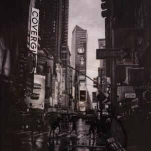 アクリル画 のおすすめ作品・人気作家 モノクロ mixedmedia NewYork NY タイムズスクエア ニューヨーク New York, Times square Monochrome インテリア絵画 アート
