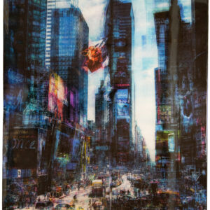 アクリル画 のおすすめ作品・人気作家 mixedmedia NewYork NY タイムズスクエア ニューヨーク New York, Times square インテリア絵画 アート