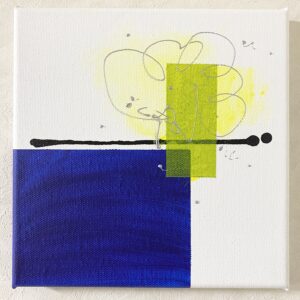 アクリル画 のおすすめ作品・人気作家 抽象画 アクリル画 ブルー 今日の絵 心象 心象風景 日々の心象シリーズ 風景画 line インテリア絵画 アート