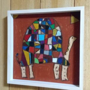 パステル画 のおすすめ作品・人気作家 カメ絵画animalinteriorgiraffecolorful癒し和み タートルcustard インテリア絵画 アート