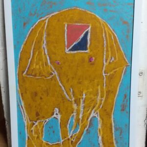 パステル画 のおすすめ作品・人気作家 象絵画animalinteriorgiraffecolorful癒し和み ファントムstrong インテリア絵画 アート