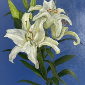 油絵 のおすすめ作品・人気作家 百合花油絵 Miss Misery インテリア絵画 アート