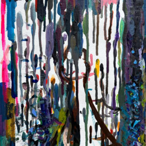 アクリル画 のおすすめ作品・人気作家 うさぎ ワンピース 絵 羽 無題 インテリア絵画 アート