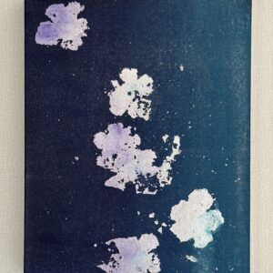 日本画 のおすすめ作品・人気作家 緑 花 日本画 青 花の影 インテリア絵画 アート