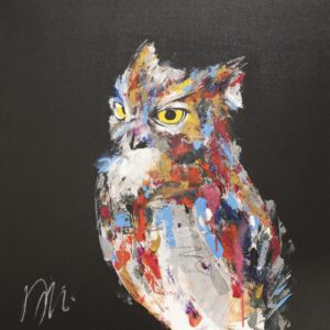 絵画 のおすすめ作品・人気作家 動物 鳥 アニマル フクロウ 梟 正方形 owl インテリア絵画 アート