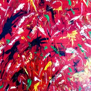 油絵 のおすすめ作品・人気作家 抽象画 彼岸花の群生 インテリア絵画 アート