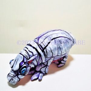 彫刻 レリーフ 立体アート のおすすめ作品・人気作家 動物 立体 オブジェ カバ おいでませ インテリア絵画 アート