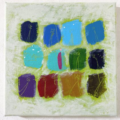 アクリル画 のおすすめ作品・人気作家 抽象画 アクリル画 カラフル 今日の絵 心象 心象風景 日々の心象シリーズ 風景画 april come she will インテリア絵画 アート