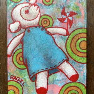 アクリル画 のおすすめ作品・人気作家 ぬいぐるみ 子山羊 時をかける インテリア絵画 アート