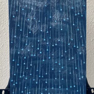 アクリル画 のおすすめ作品・人気作家 穏やか 落ち着く 雨音 The sound of rain 濃紺 インテリア絵画 アート