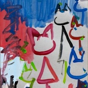 絵画 のおすすめ作品・人気作家 猫 ワンピース 絵 無題 インテリア絵画 アート