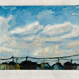 絵画 のおすすめ作品・人気作家 油彩画 風景画 22×27㎝「優しい夕空2」F3・油彩・原画 インテリア絵画 アート