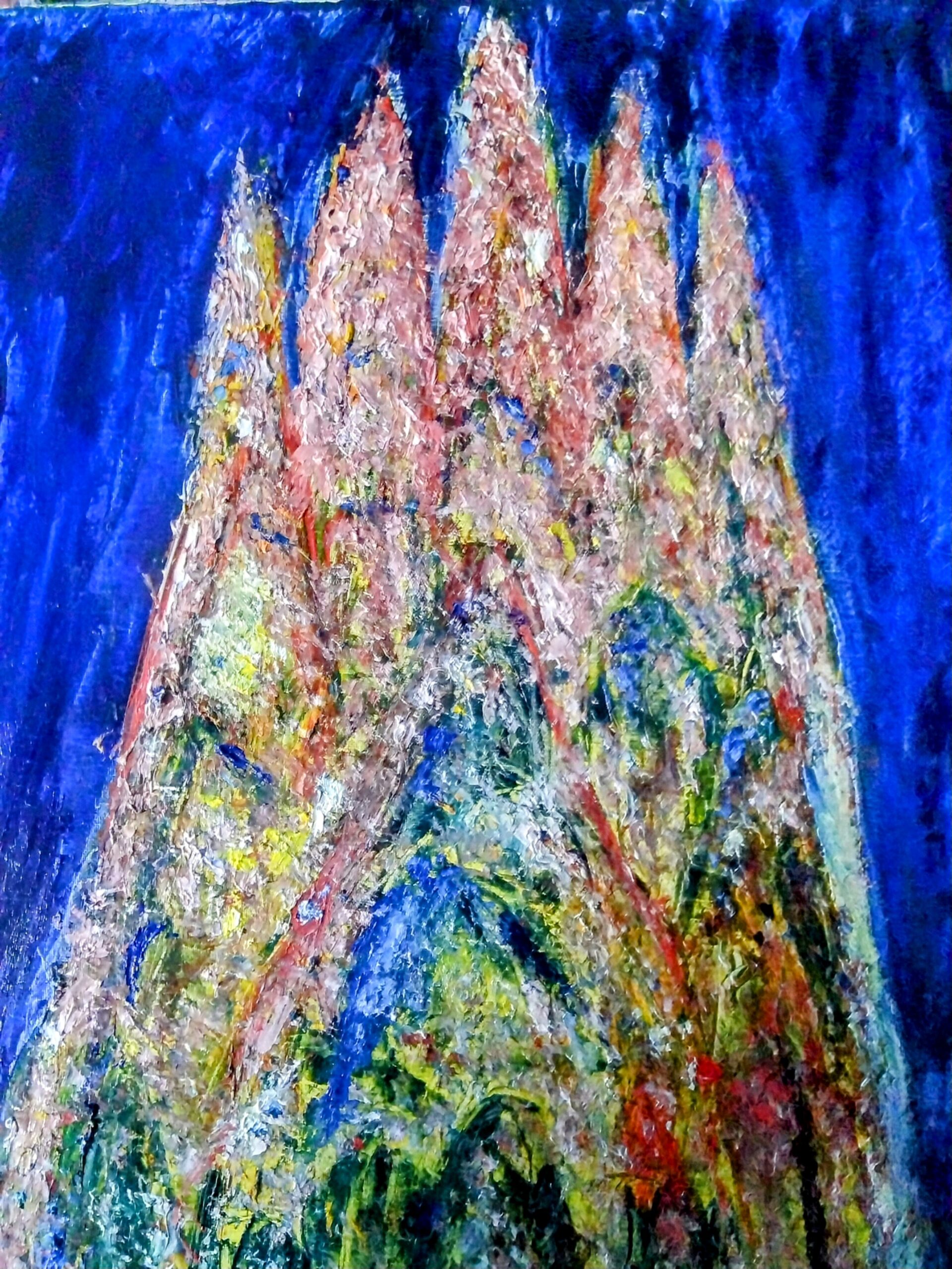 油絵 のおすすめ作品・人気作家  ガウディの夏 インテリア絵画 アート