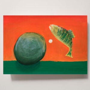 アクリル画 のおすすめ作品・人気作家 アクリル 抽象画 水彩画 カラフル モダンアート 現代アート Fish and  a Rock インテリア絵画 アート