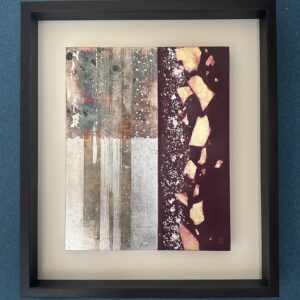 日本画 のおすすめ作品・人気作家 雨 和モダン 日本画 銀箔 雨音 インテリア絵画 アート