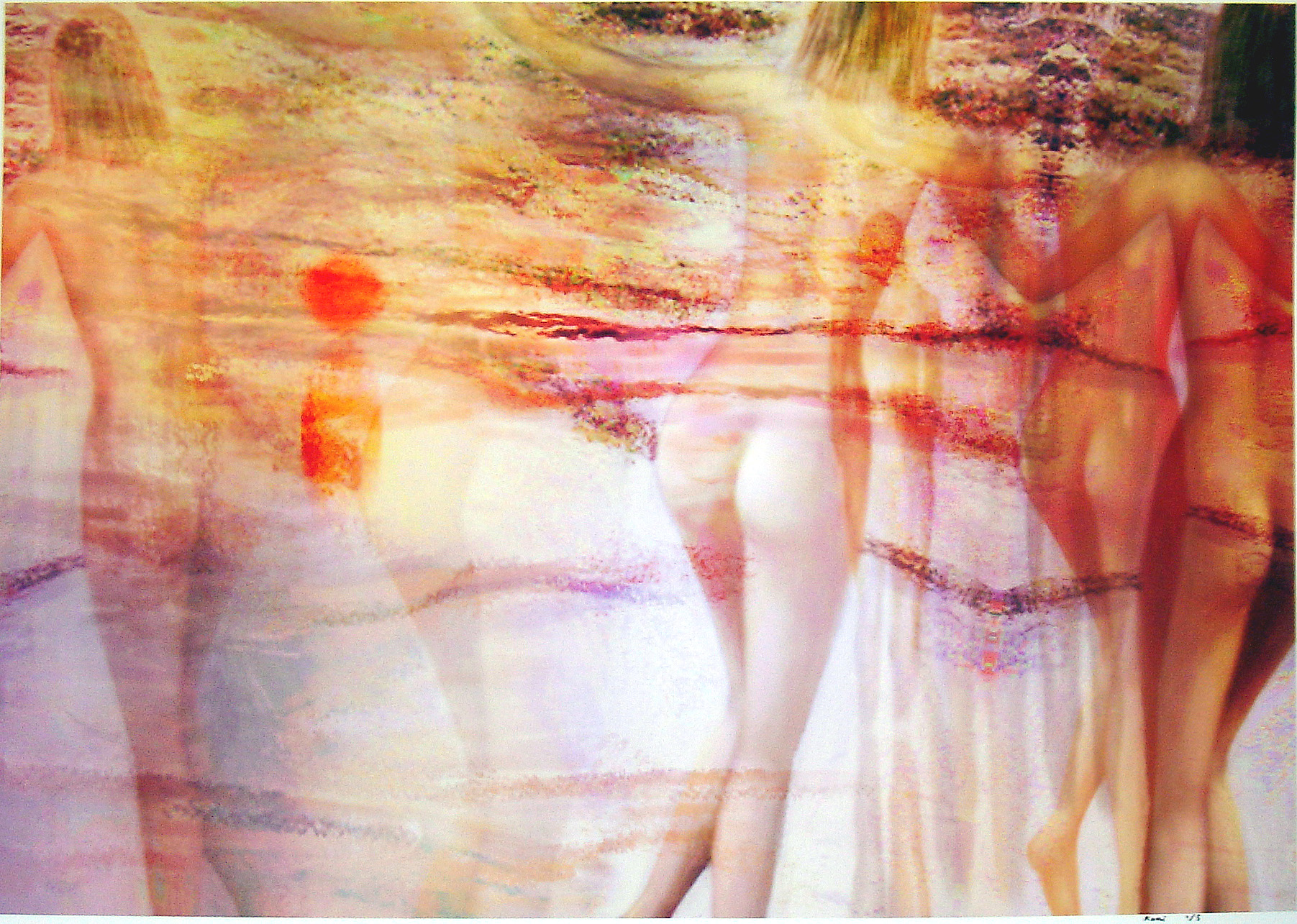 版画 のおすすめ作品・人気作家 人物 女性 海 ヌード 夕日 浜 サンセットビーチ1/5(幻837) インテリア絵画 アート