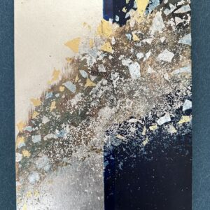 日本画 のおすすめ作品・人気作家 星空 銀箔 銀色 青 Starry Sky #29 インテリア絵画 アート