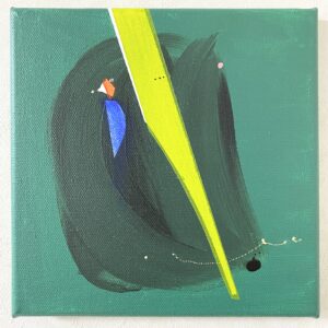 アクリル画 のおすすめ作品・人気作家 抽象画 アクリル画 グリーン 今日の絵 心象 心象風景 日々の心象シリーズ 風景画 between インテリア絵画 アート