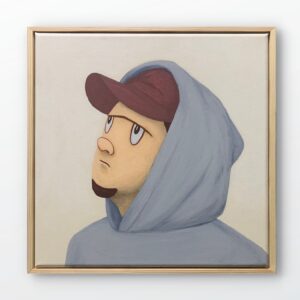 絵画 のおすすめ作品・人気作家 人物 アクリル画 インテリア キャラクター グレー ファインアート ポップアート 現代アート 若者のすべて インテリア絵画 アート