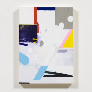 アクリル画 のおすすめ作品・人気作家 ミクストメディア 抽象画 黄色 水色 Untitled インテリア絵画 アート