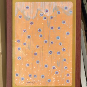 アクリル画 のおすすめ作品・人気作家 オレンジ スコール 弾む 雨音 The sound of rain オレンジ インテリア絵画 アート