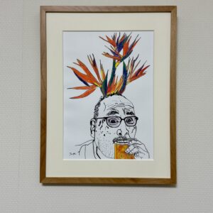 絵画 のおすすめ作品・人気作家 人物 花 flowers portrait この一杯のために! / I Live for This One! インテリア絵画 アート