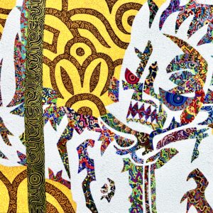 アクリル画 のおすすめ作品・人気作家  我が怒りを以て眼前の露を払う インテリア絵画 アート